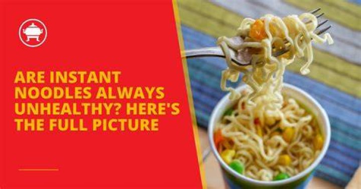 Are spicy noodles unhealthy?