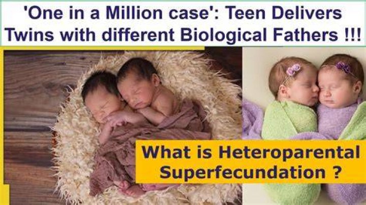 Are twins with different fathers half siblings?