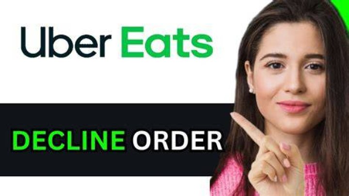 Can you decline orders on Uber Eats?