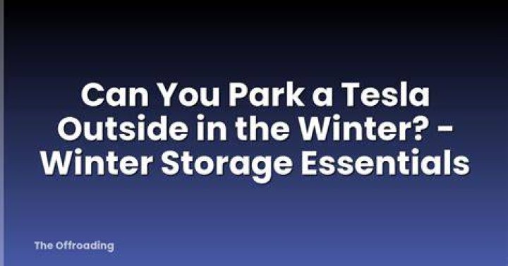 Can you park a Tesla outside in the winter?