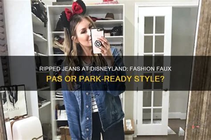 Can you wear ripped jeans to Disney?