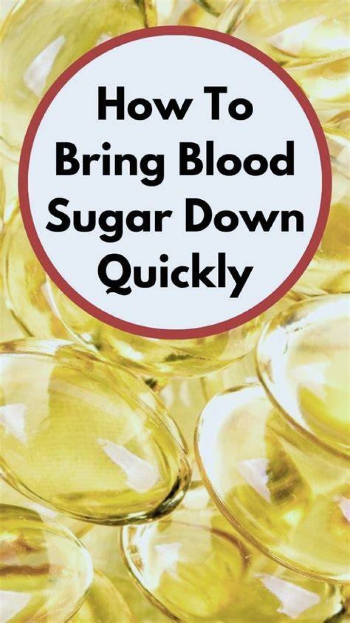 Do vinegar bring your blood sugar down?