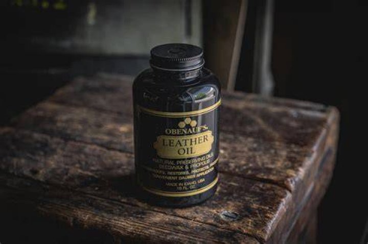 Does baby oil damage leather?