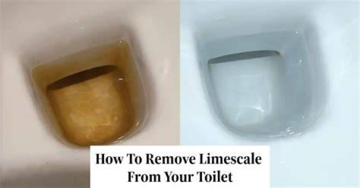 Does bleach get rid of limescale?