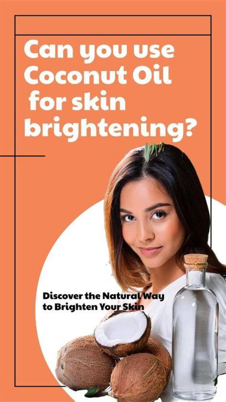 Does coconut milk whiten skin?
