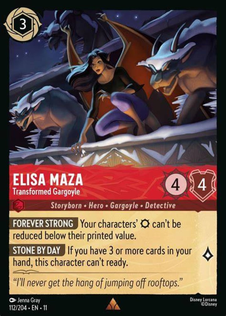 Does Elisa become a gargoyle?