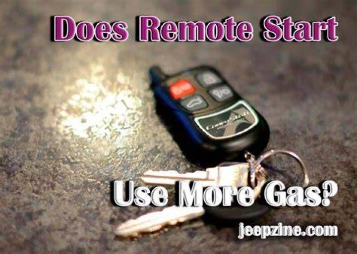 Does remote start use more gas?