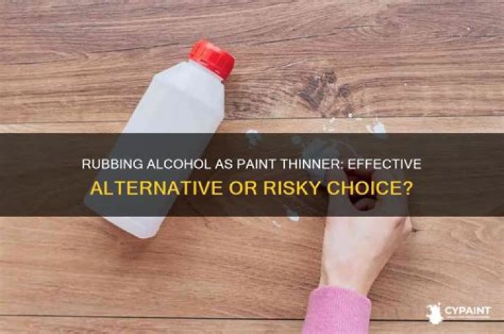 Does rubbing alcohol eat paint?