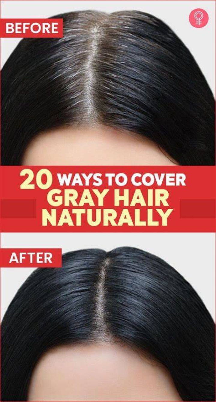 How can I cover my gray hair naturally?