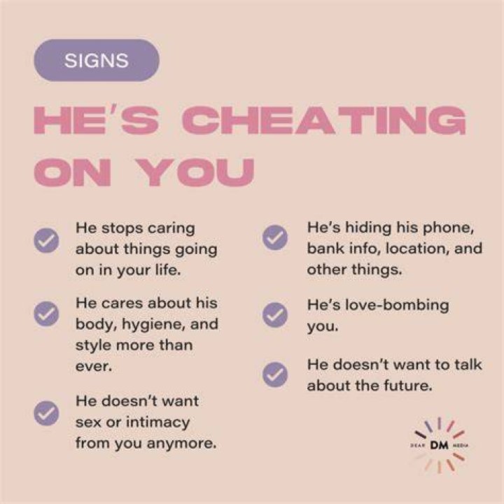 How can you tell if someone is cheating on you in golf?