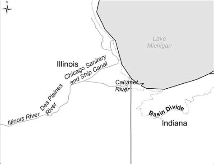 How deep is the Chicago Sanitary and Ship Canal?
