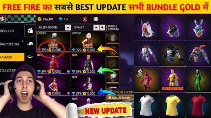 How do you get free bundles in free fire 2021?