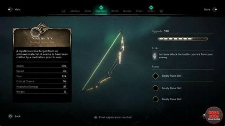 How do you get the secret ISU ending in AC Valhalla?