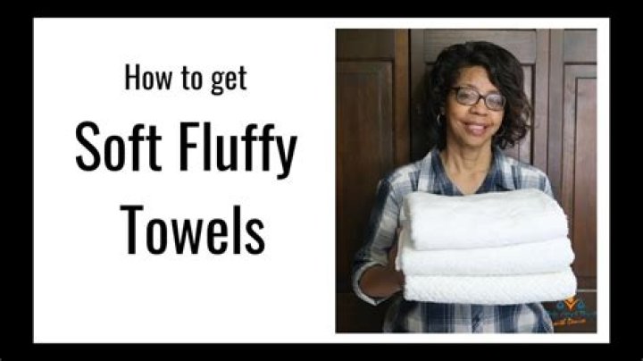 How do you keep your towels fluffy without a dryer?