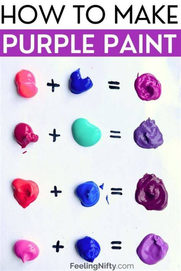 How do you make lavender paint?