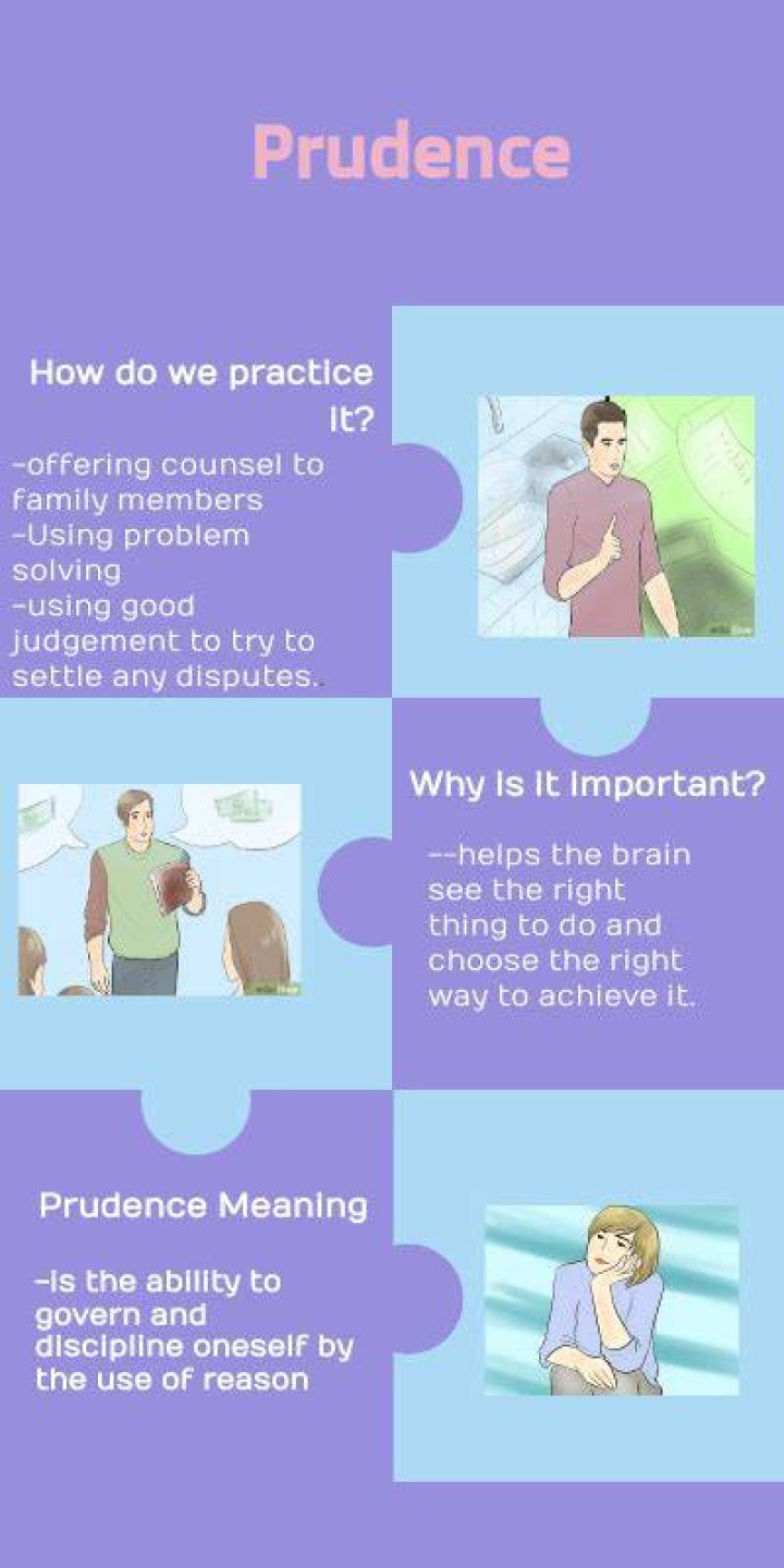 How do you show prudence at work?