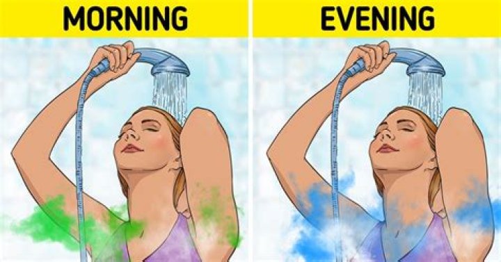 How do you shower at night and have good hair in the morning?
