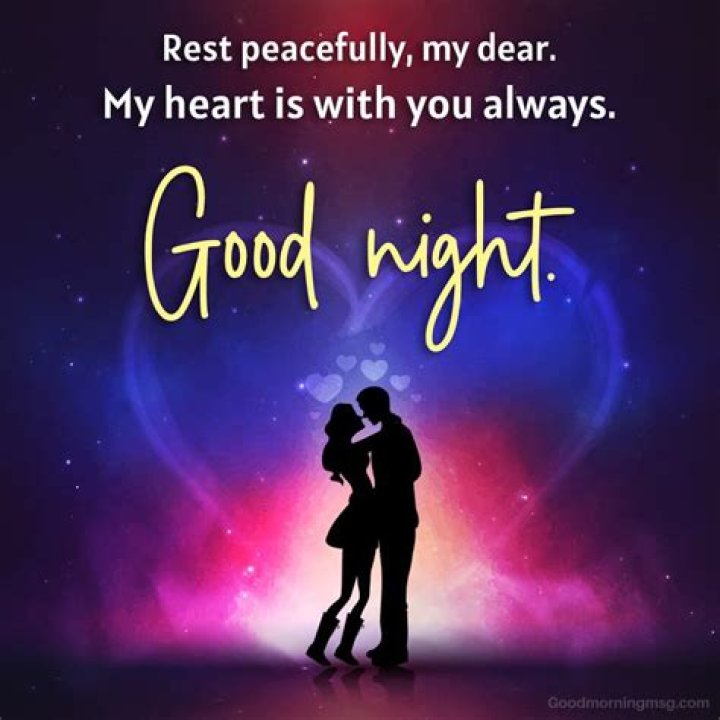How do you tell your love good night?