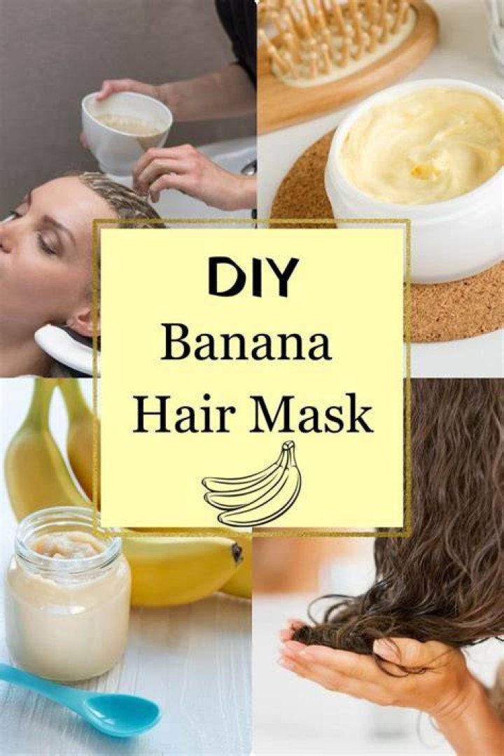How do you wash a banana hair mask?