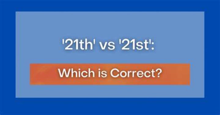 How do you write 21st in Word?