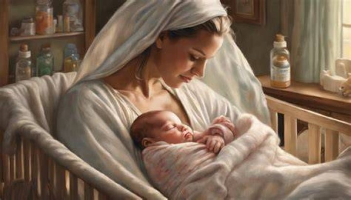 How does a newborn know its mother?
