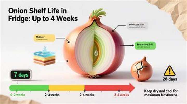 How long do onions last in the fridge?