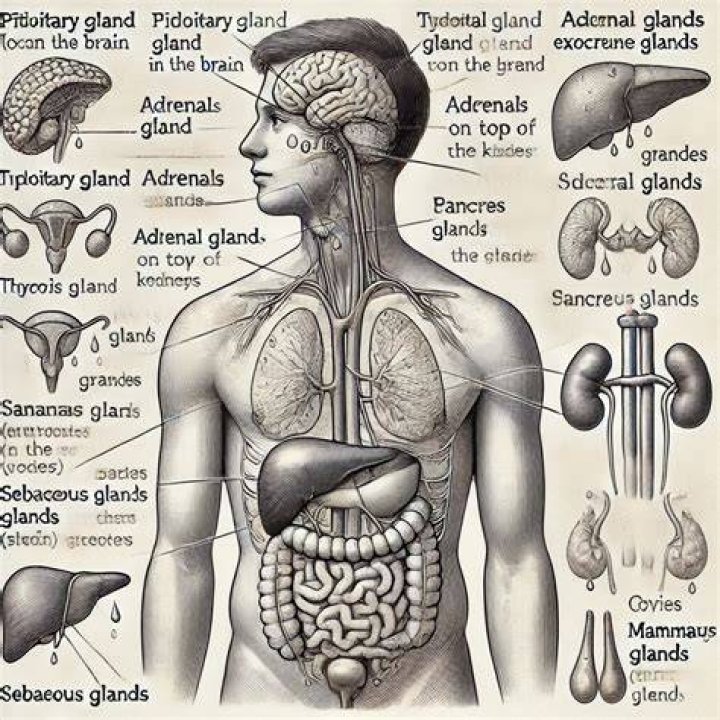 How many glands are there?