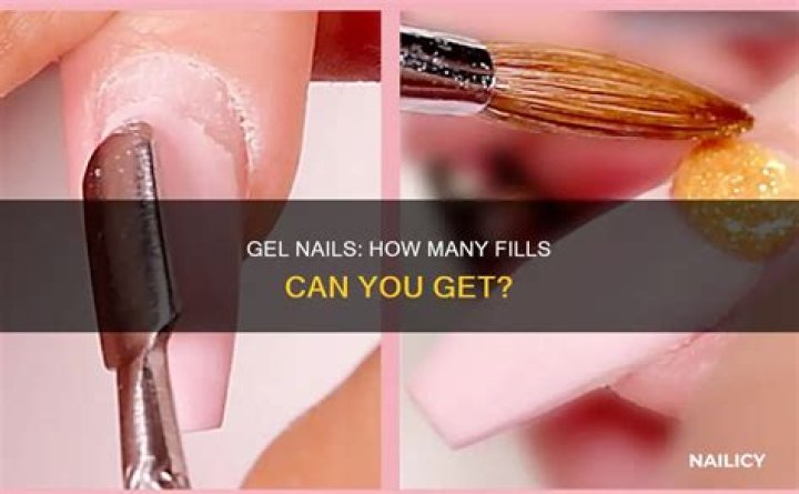How many times can you fill gel nails?