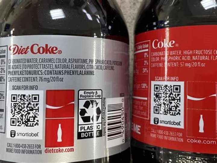 How much caffeine is in vanilla Diet Coke?