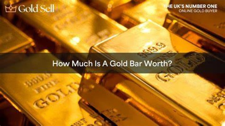 How much is a gold bar worth 2020?