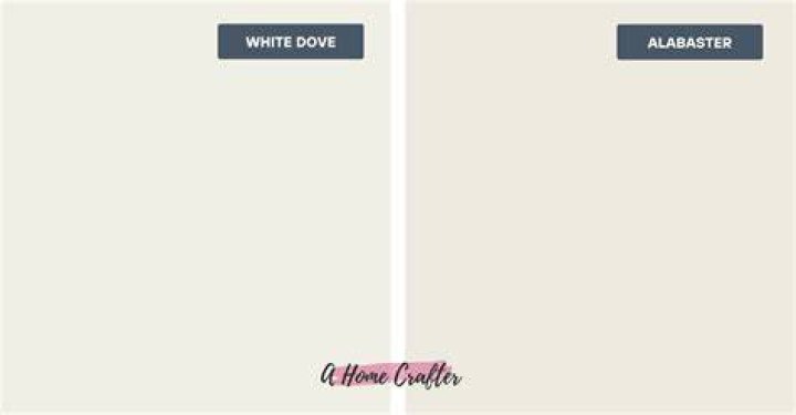 Is Alabaster similar to white dove?