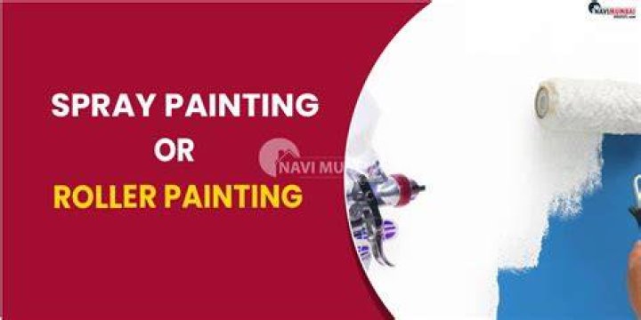 Is it faster to roll paint or spray?