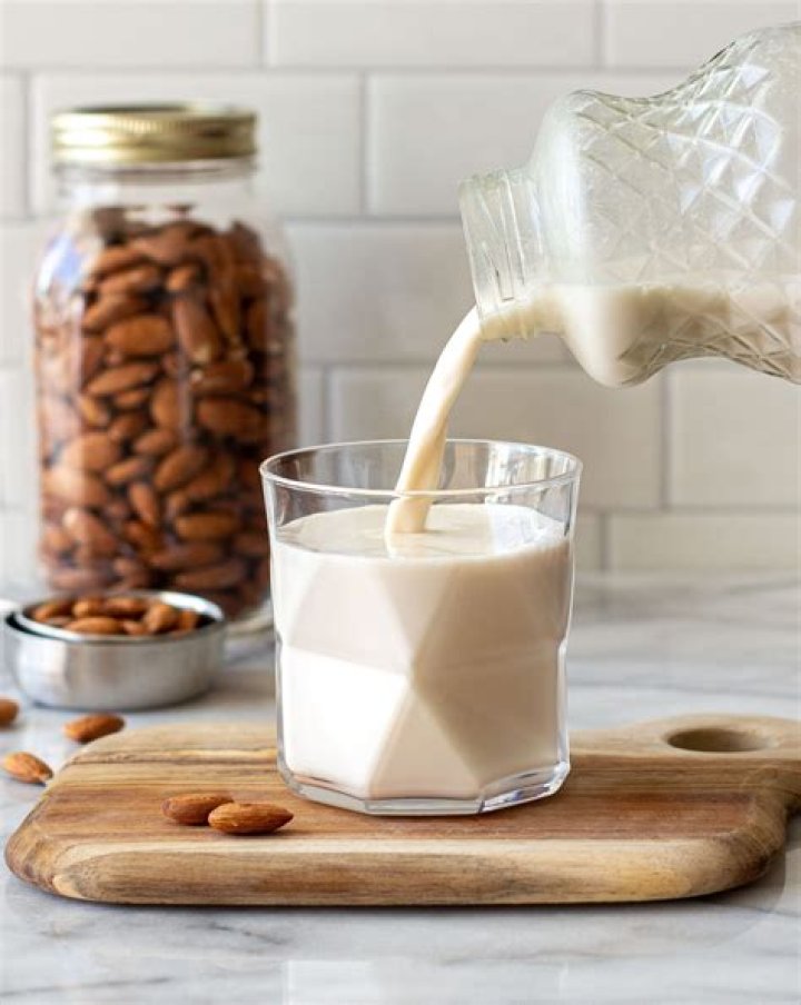 Is it healthier to drink almond milk?