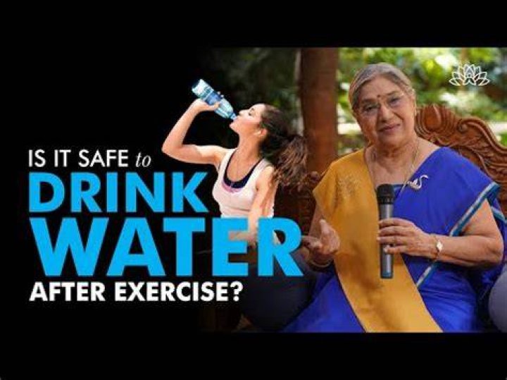 Is it OK to drink water after yoga?
