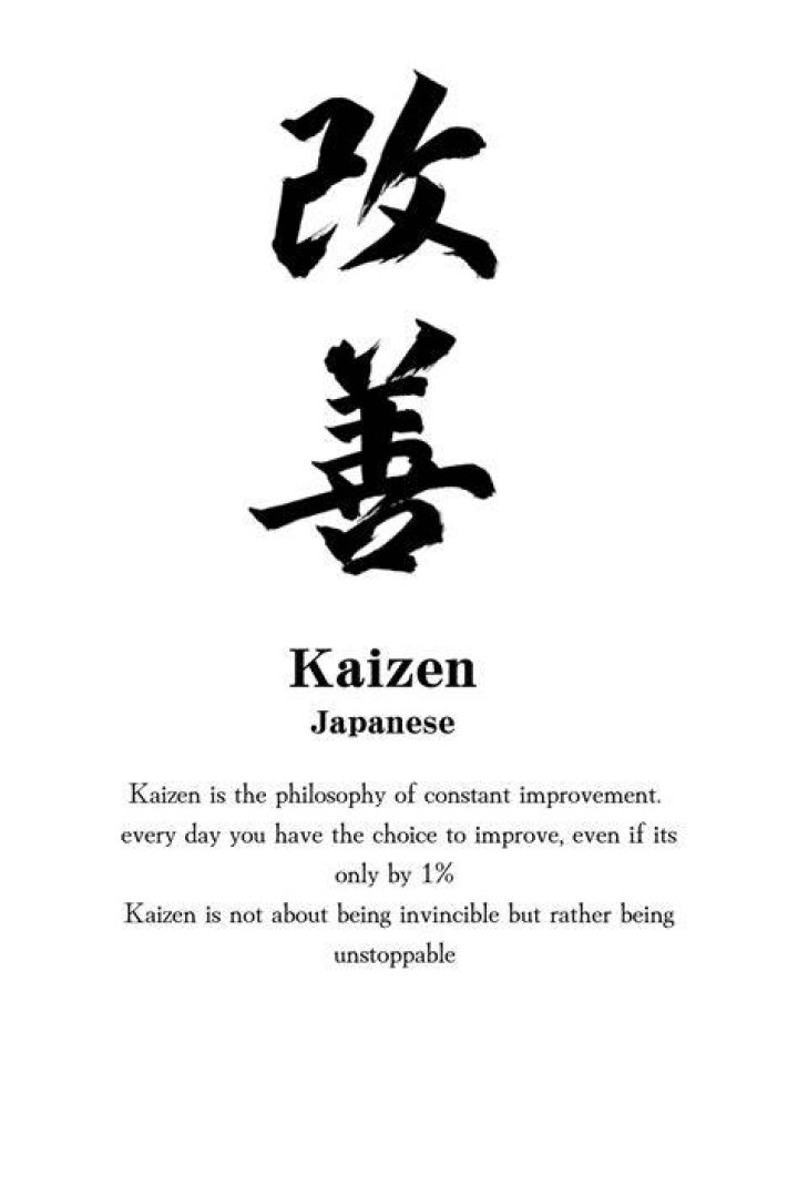 Is Kaizen a kanji?