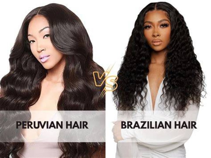Is Peruvian hair thicker than Brazilian hair?