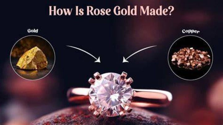 Is rose gold man made?