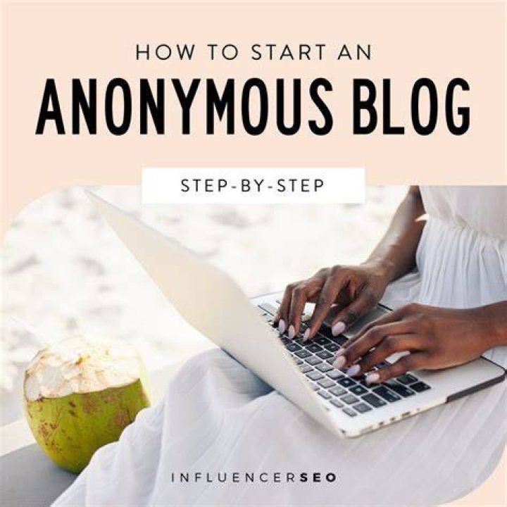 Should I start an anonymous blog?