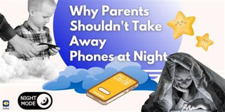 Should I take my child's phone away at night?