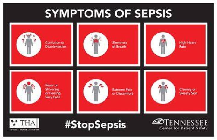 What are 3 signs of joint infection?