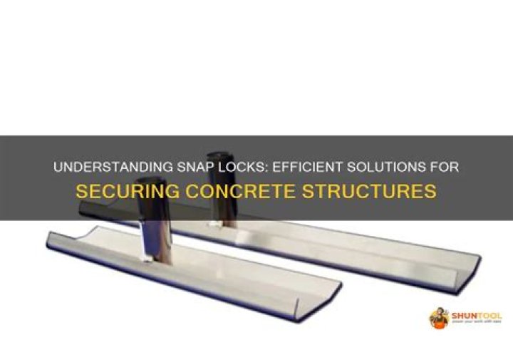 What are snap locks?