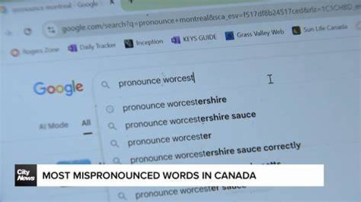 What are the three words in Canada?