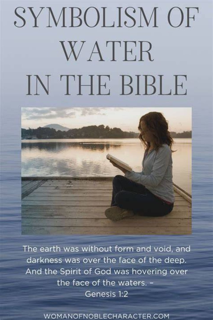 What does bread and water represent in the Bible?