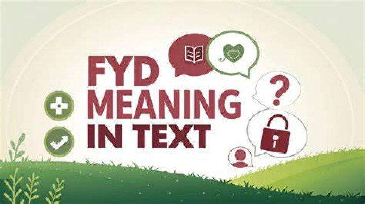 What does Fyd mean in texting slang?