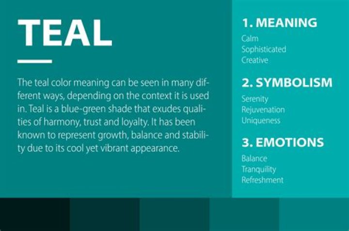 What does teal represent?