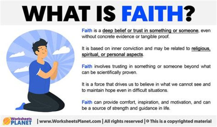 What faith means to you?