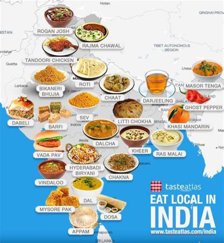 What food is India known for?