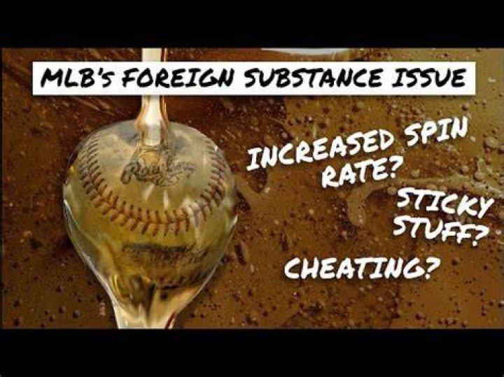 What foreign substance do pitchers use?