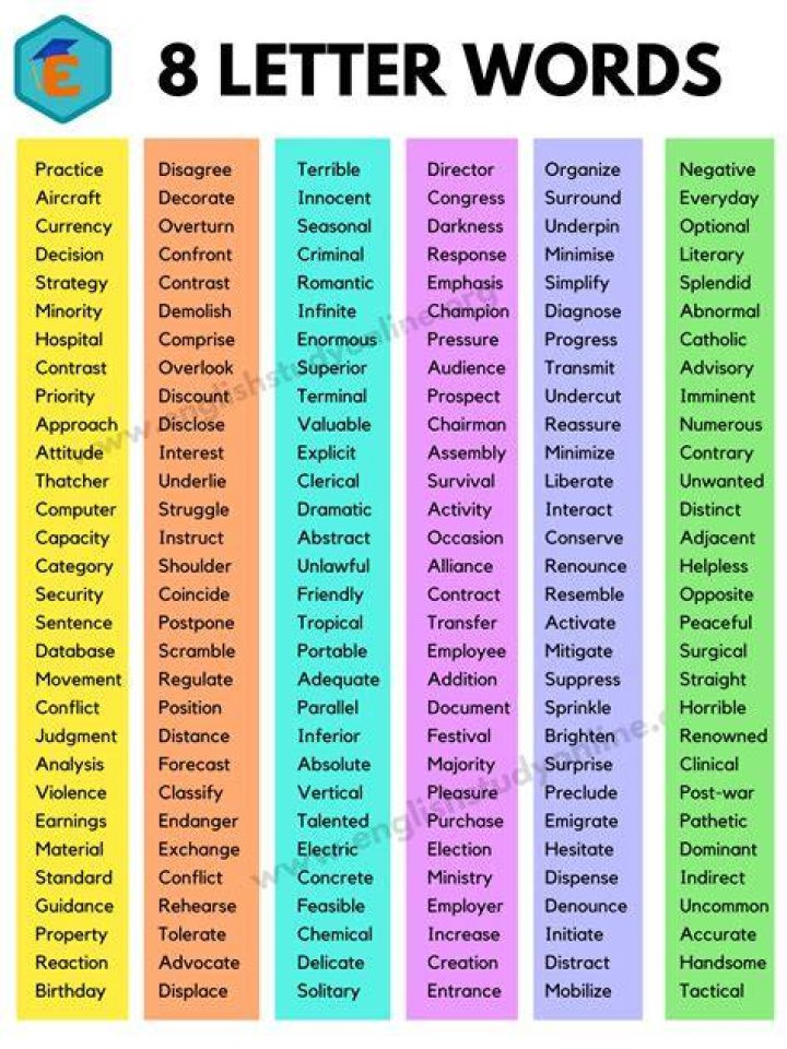 What is a 8 letter word?
