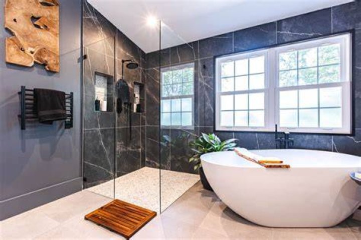 What is a curbless shower?